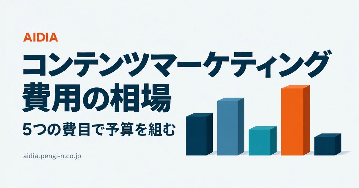 コンテンツマーケティング 費用の相場 5つの費目で予算を組む