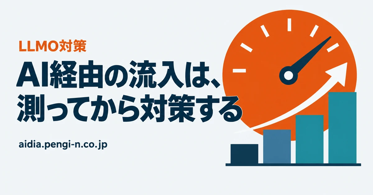 AI経由の流入は、測ってから対策する