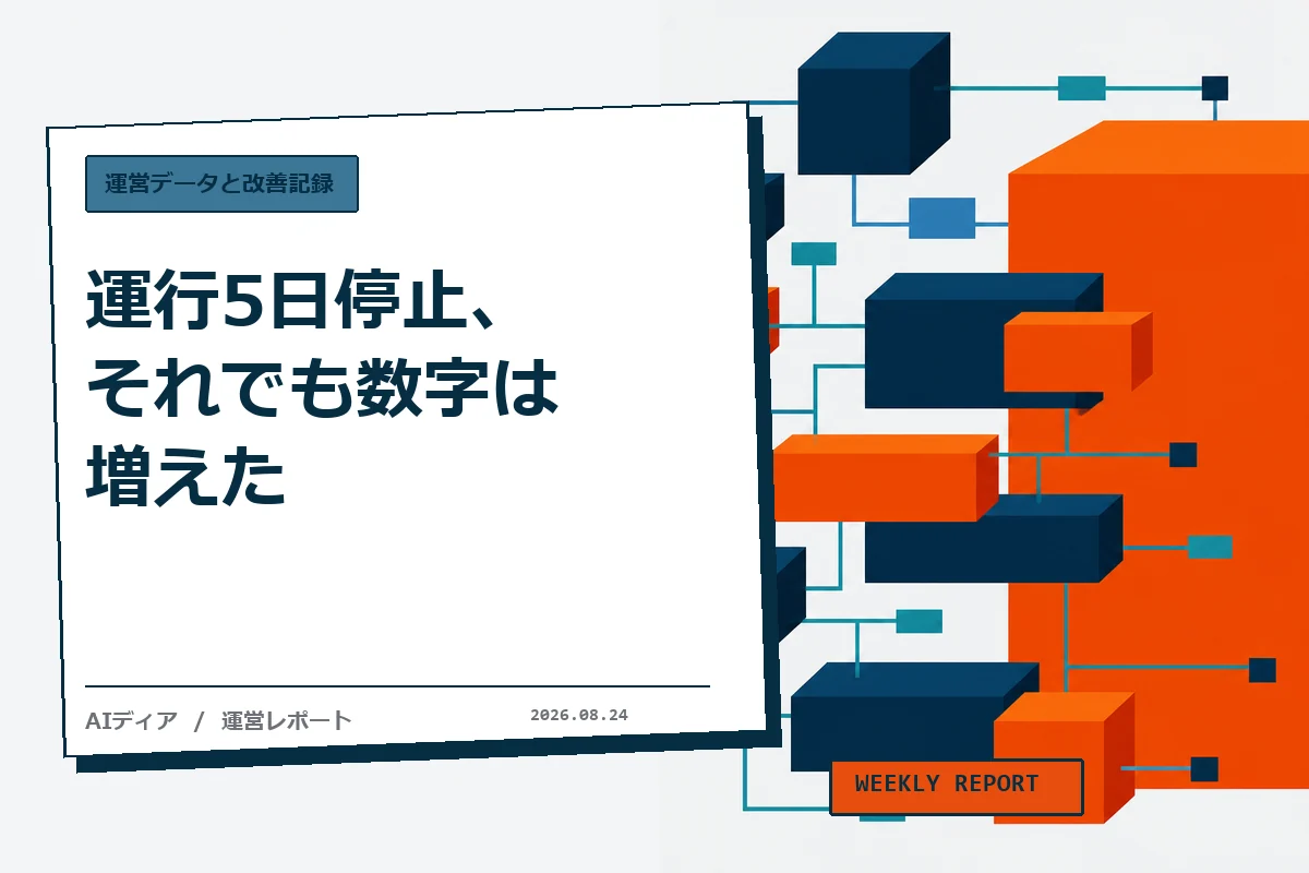 運行5日停止、それでも数字は増えた